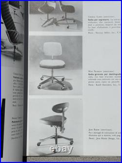 Rare Italian MID Century Modern Furniture Reference Book Saarinen/platner/eames
