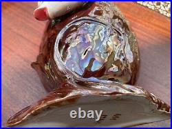 Rare Italian Mid Century Modern Ceramic Vase Fish Design 13 1/4 Tall Signed Rare Italian Mid Century Modern Ceramic Vase Fish Design 13 1/4 Tall Signed