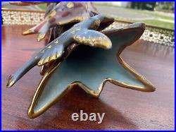 Rare Italian Mid Century Modern Ceramic Vase Fish Design 13 1/4 Tall Signed Rare Italian Mid Century Modern Ceramic Vase Fish Design 13 1/4 Tall Signed
