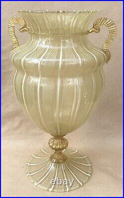 Rare Italian Murano Salviati & Co. Art Glass Vase