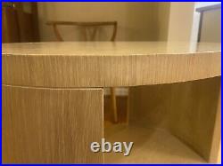 Rare Jay Spectre Large Oak Occasional Table