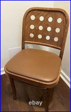 Rare Josef Hoffmann #6010 Side Chairs Bauhaus Mid Century Modern Vintage Pair Rare Josef Hoffmann #6010 Side Chairs Bauhaus Mid Century Modern Vintage Pair