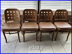 Rare Josef Hoffmann #6010 Side Chairs Bauhaus Mid Century Modern Vintage READ Rare Josef Hoffmann #6010 Side Chairs Bauhaus Mid Century Modern Vintage READ