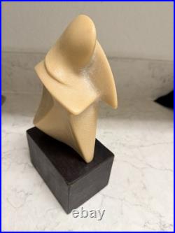 Rare Joseph Martinek Cubist Modernist Sculpture Art Deco Mid Century Signed 11