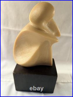 Rare Joseph Martinek Cubist Modernist Sculpture Art Deco Mid Century Signed 11