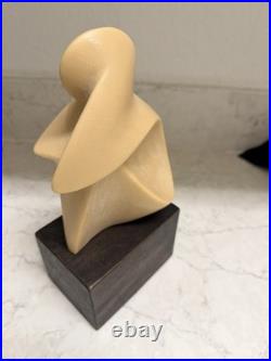 Rare Joseph Martinek Cubist Modernist Sculpture Art Deco Mid Century Signed 11