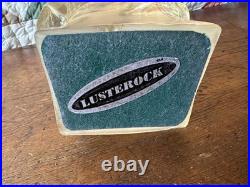 Rare Large + Heavy Lusterock Mid Century Modern Lucite Jesus Bust Acrylic MCM