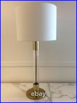 Rare! Laurel MID Century Modern Table Lamp Glass