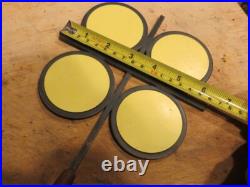 Rare Laurids Lonborg Danish Modern Trivet Yellow Teak Handle Mid Century Modern