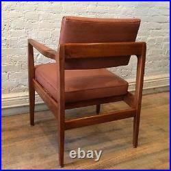 Rare Limited Edition Mid Century Modern Leather Armchair by Jens Risom