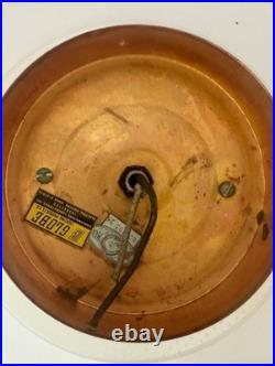 Rare Lot of 3 Vintage Globe Copper Semi -Flush Mount Lights Mid-Century Atomic