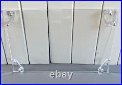 Rare Lucite Acrylic Desk Blotter Pad Matt Office Accessory Mid Century Modern