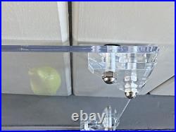 Rare Lucite Acrylic Desk Blotter Pad Matt Office Accessory Mid Century Modern