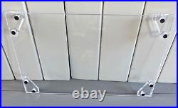 Rare Lucite Acrylic Desk Blotter Pad Matt Office Accessory Mid Century Modern