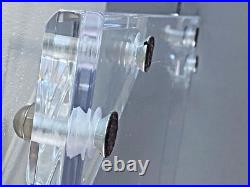Rare Lucite Acrylic Desk Blotter Pad Matt Office Accessory Mid Century Modern