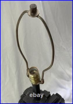 Rare MCM 1968 Sheldon Rose AlphaSculpt 17 Sculpture Typeset Mid Century Lamp