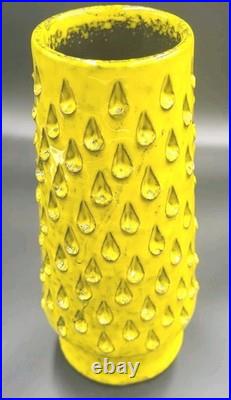Rare MCM Alvino Bagni Teardrop Studio Pottery Italy Raymor Vase 10 1960's EUC