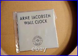 Rare MCM Arne Jacobsen & Georg Christensen Danish Modern Wall Clock 19 NEW Rare MCM Arne Jacobsen & Georg Christensen Danish Modern Wall Clock 19 NEW