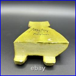 Rare MCM Cat Shelf Sitter by Marcello Fantoni for Raymor, circa 1950s Rare MCM Cat Shelf Sitter by Marcello Fantoni for Raymor, circa 1950s