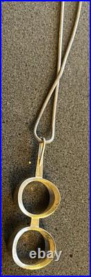 Rare MCM MID CENTURY Modern NE Niels Erik From Sterling Silver Pendant Necklace Rare MCM MID CENTURY Modern NE Niels Erik From Sterling Silver Pendant Necklace