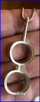 Rare MCM MID CENTURY Modern NE Niels Erik From Sterling Silver Pendant Necklace Rare MCM MID CENTURY Modern NE Niels Erik From Sterling Silver Pendant Necklace