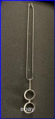 Rare MCM MID CENTURY Modern NE Niels Erik From Sterling Silver Pendant Necklace Rare MCM MID CENTURY Modern NE Niels Erik From Sterling Silver Pendant Necklace