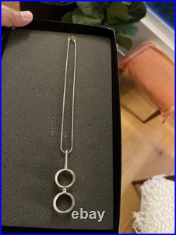 Rare MCM MID CENTURY Modern NE Niels Erik From Sterling Silver Pendant Necklace Rare MCM MID CENTURY Modern NE Niels Erik From Sterling Silver Pendant Necklace