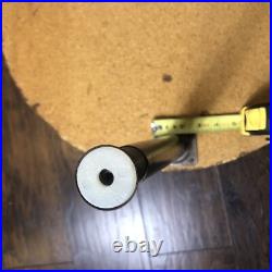 Rare MCM Mid Century Modern 2-Tier Round End Night Plant Table Formica Finish