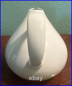 Rare MCM Russel Wright American Modern Steubenville China White Carafe Rare MCM Russel Wright American Modern Steubenville China White Carafe