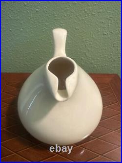 Rare MCM Russel Wright American Modern Steubenville China White Carafe Rare MCM Russel Wright American Modern Steubenville China White Carafe