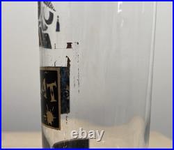 Rare MCM Vintage 60s Georges Briard Muddled Wisdom Owl Highball Glasses Set Of 5