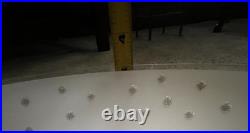Rare MID CENTURY MODERN Lightolier Gerald Thurston 21 Ceiling Light Shade Star