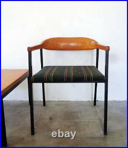 Rare MID CENTURY MODERN table 2 chairs STENDIG asko Päällistys