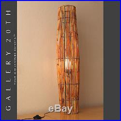 Rare! MID Century Modern Bamboo Tiki Floor Lamp! Vtg 50's 60s Atomic Light Retro