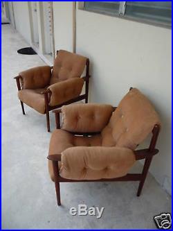 Rare MID Century Modern Danish Greta Jalk / Poul Jeppesen Chairs