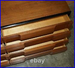 Rare MID Century Modern Edmond J Spence Checkerboard Sideboard Chest Of Drawers