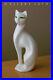 Rare_MID_Century_Modern_Porcelain_White_Cat_Sculpture_Vtg_50s_Green_Eyes_01_twqe