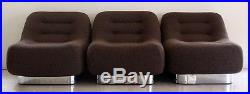Rare M. F. Harty Stow Davis Mid Century Modern Tommorow Chairs and Coffee Table