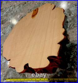 Rare Mcm Handcrafted Artisan Leather Sculpted Draped Molded Woman Wall Mirror