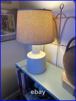 Rare Mcm Pair Marshall Studios Martz Pottery Table Lamps W Original Shades