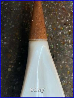 Rare Michael Lax CAPRI Raymor Bowl Mid Century Modern Porcelain Walnut MCM
