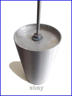 Rare Mid Century Aluminum MARCO case study house pendant Light 1950s modernist