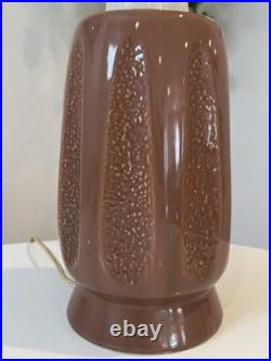 Rare Mid Century Bitossi Style Ceramic Lamp Italy