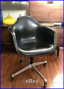 Rare Mid Century Eames Herman Miller Original Adjustable Drafting Swivel Chair