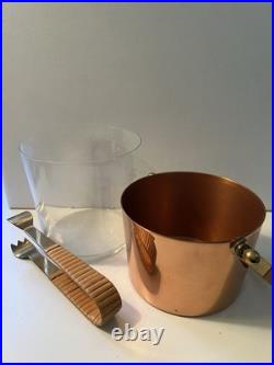 Rare Mid Century Modern 1950s Swedish Ice Bucket by Gunnar Ander Ystad Metall 4