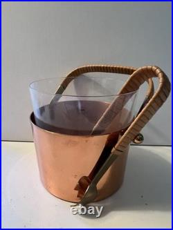 Rare Mid Century Modern 1950s Swedish Ice Bucket by Gunnar Ander Ystad Metall 4