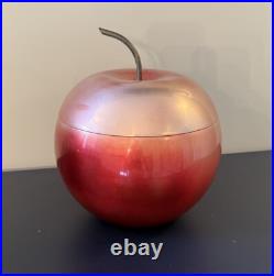 Rare Mid-Century Modern Apollo Studios Apple Ice Bucket