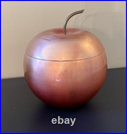 Rare Mid-Century Modern Apollo Studios Apple Ice Bucket