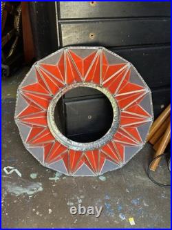 Rare Mid Century Modern Artisanal Mirror