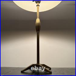 Rare Mid Century Modern Atomic Star Base Lamp by Stiffel
